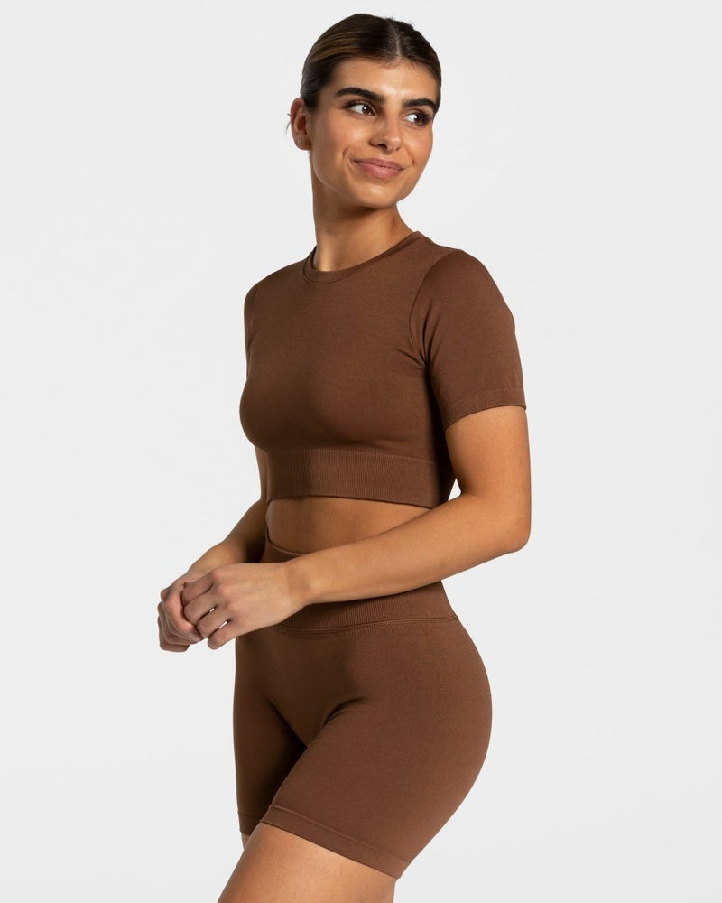 Crop top Sensation « caramel »