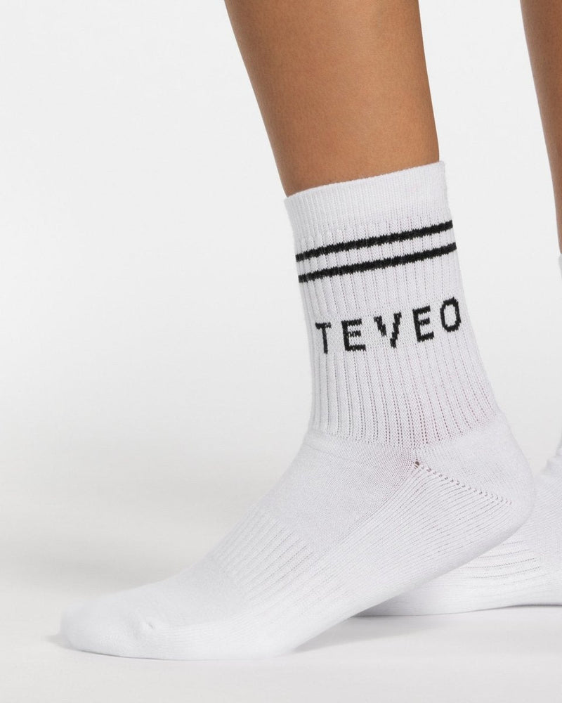 Chaussettes Crew (5 paires) « blanc »