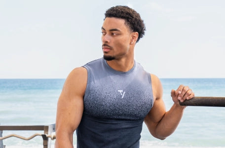 Lift Seamless Shorts Bleu acier